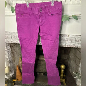 Lilly Pulitzer Worth Straight Leg Jean in magenta size 8